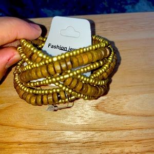 Wooden bread bracelet
